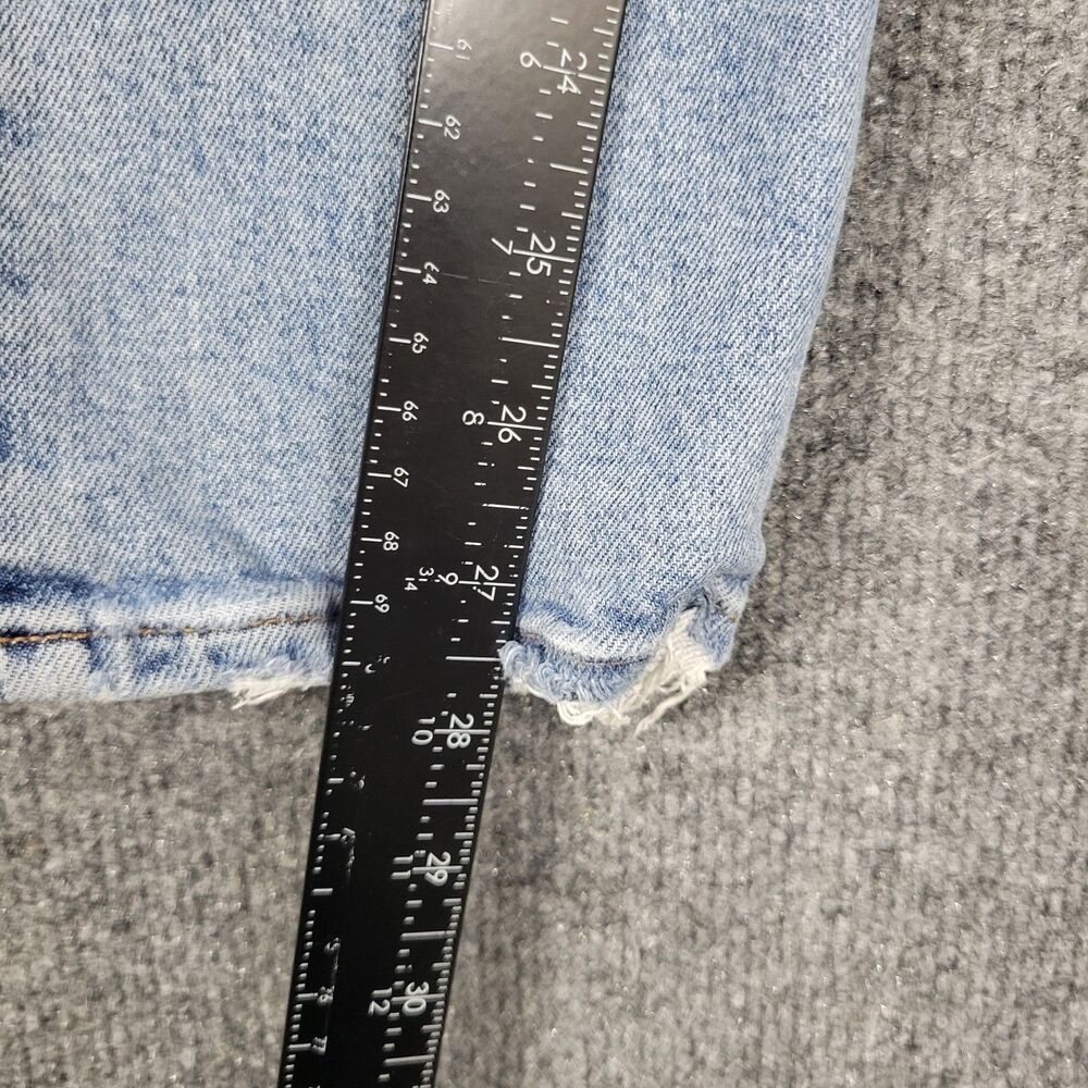 AGOLDE Willow Mid Rise Slim Crop Stretch Denim Blue Jeans Organic Cotton SIZE 30 - Picture 13 of 13